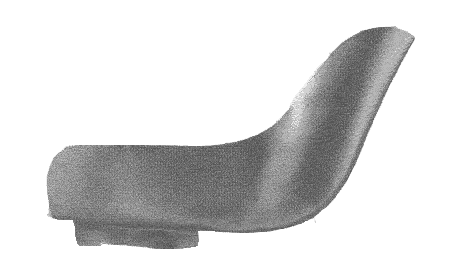 Punta parafango posteriore destro