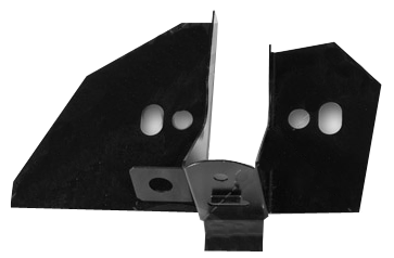 Piastra attacco sospensione anteriore destra