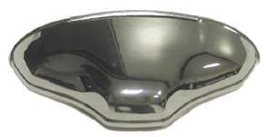 30302 Fanale targa in metallo cromato 500FLR