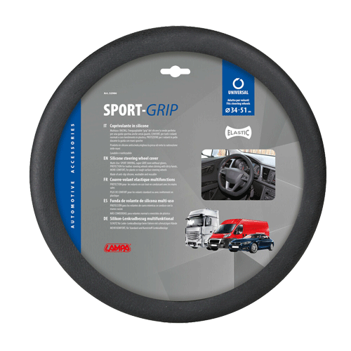 32986_03 Sport-Grip, coprivolante elasticizzato in silicone - Ø 34/51 cm