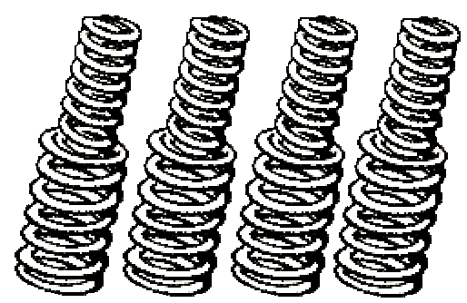 41412 Serie molle valvole