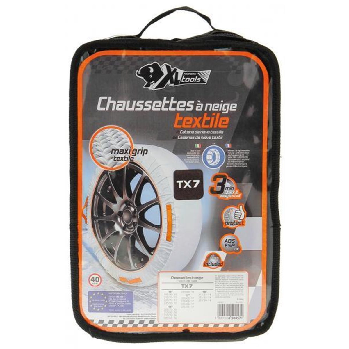 450450_00 Calze da neve in tessuto Maxi Grip