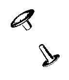 5029 Ribattino asta centrale capote