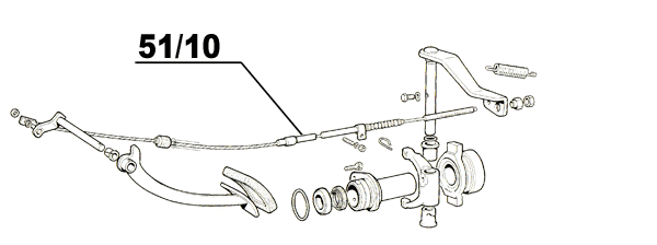 5110 Corda frizione 500FL