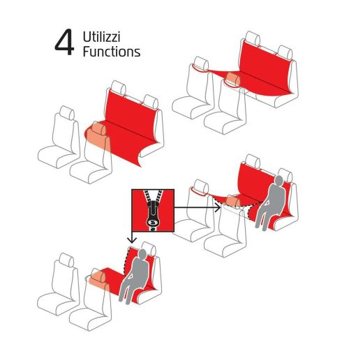 60403-D-01 Copertura protettiva posteriore - 140x150 cm
