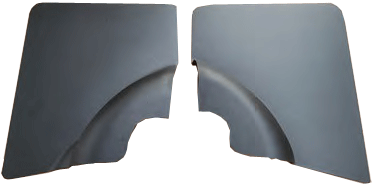 6041 Coppia pannelli posteriori 500FR neri