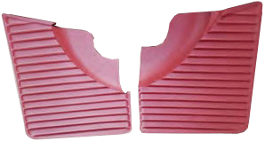 Coppia pannelli posteriori 500L rossi