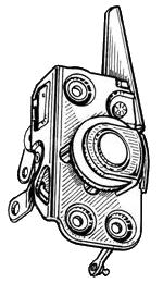 7033 Serratura porta destra 500FLR