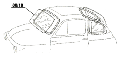 8010 Parabrezza 500 FLR