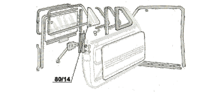 8014 Deflettore sinistro