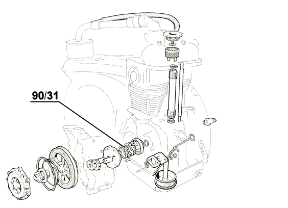 9031 Molla pompa olio
