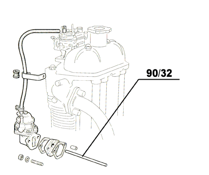 9032 Asta comando pompa benzina 500FL