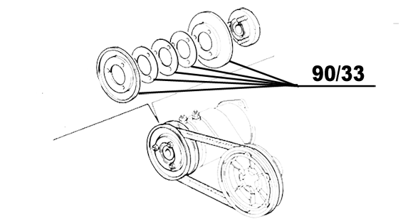 9033 Puleggia dinamo