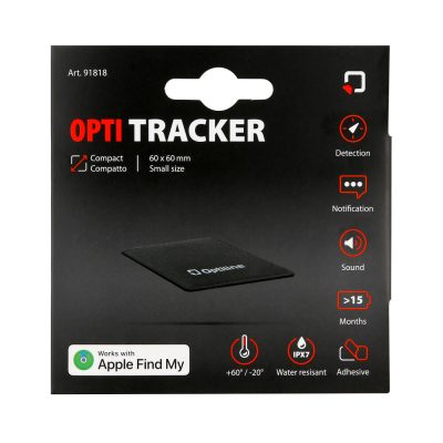91818-C-01 Opti Tracker Compact, Localizzatore Ultra-Sottile Adesivo per iOS