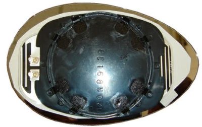 AA0807503 PIASTRA SPECCHIO DX-CONVESSA-TERMICA-BLU