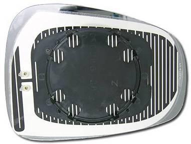 AA0907516 PIASTRA SPECCHIO SINISTRA ASFERICA TERMICA BLU