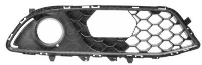 GRIGLIA DESTRA PARAURTI NERA CON SEDE FENDI CON FORO RADAR ALFA ROMEO GIULIA DAL 2015