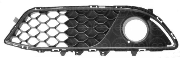GRIGLIA SINISTRA PARAURTI NERA CON SEDE FENDI ALFA ROMEO GIULIA DAL 2015