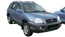 PARAURTI ANTERIORE NERO LISCIO DA PRIMERIZZARE HYUNDAI SANTAFE DAL 2000 AL 2006