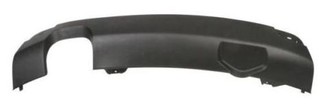 SPOILER PARAURTI POSTERIORE NERO GOFFRATO CON SCARICO DOPPIO A SINISTRA