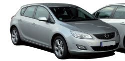 Faro anteriore sinistro Opel Astra dal 2009 al 2011 cromato